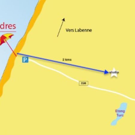 Ondres, Studio Classe, Proche Ocean 外观 照片